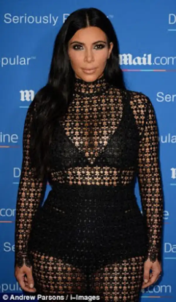Pregnant Kim K Steps Out In See-Through Outfit [See Photos]